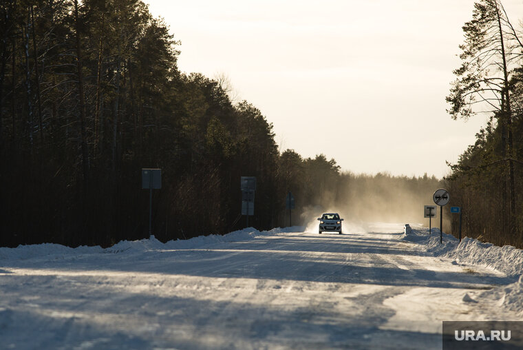    Эксперимент проводился на зимнике