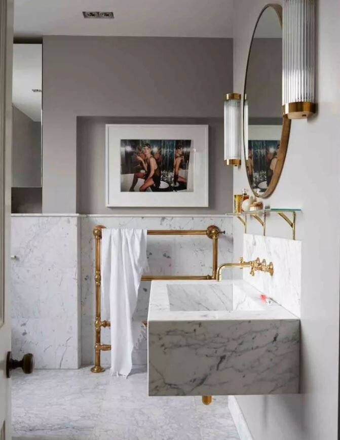 Отделка стен в ванной: фото идей для стильного дизайна 