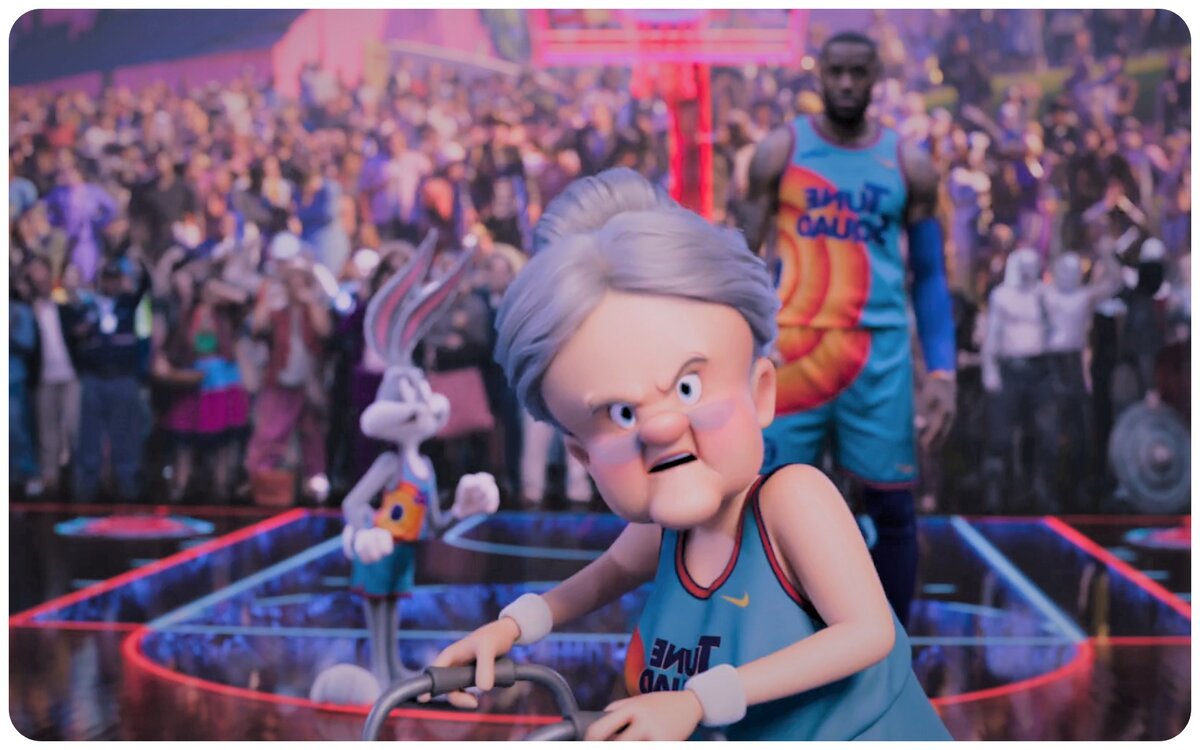 Кадр из к/ф Космический Джем