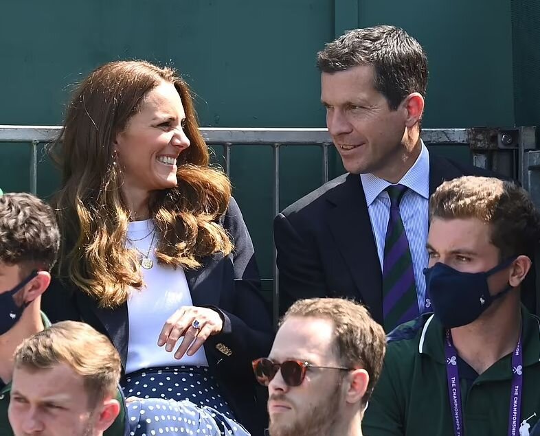 Кейт МИддлтон на Уимблдонском турнире