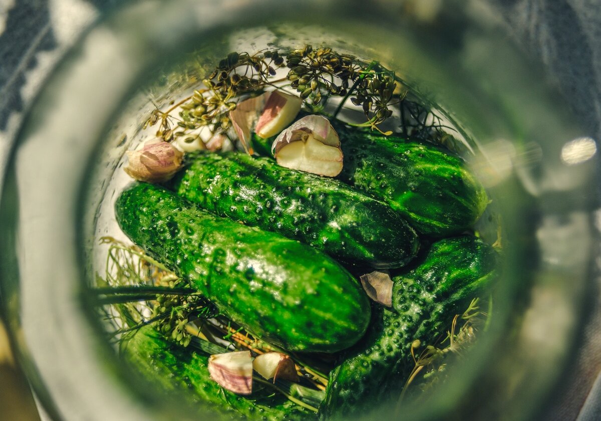 Маринованные огурчики.