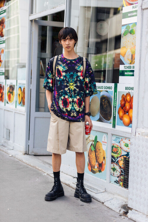 Tie-dye на улицах модных столиц