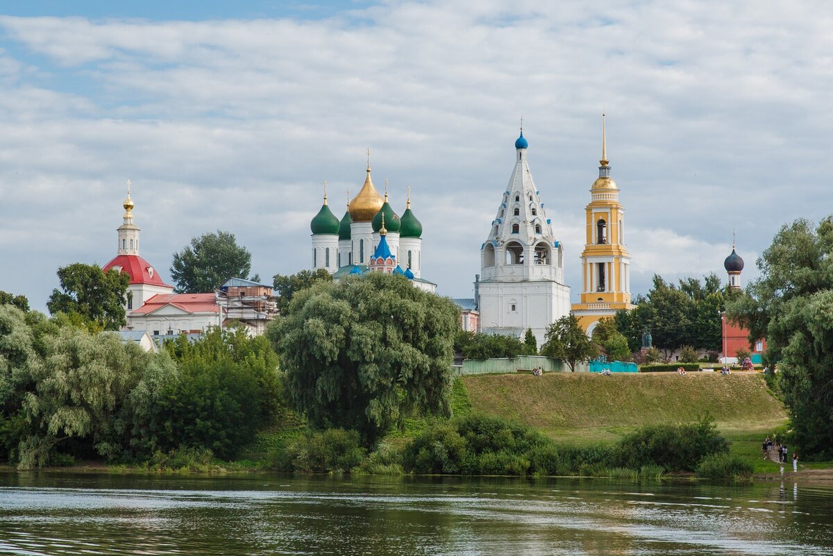 Вид на Соборную площадь Коломны