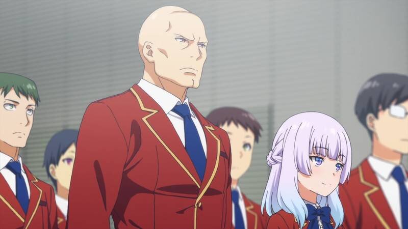 Кадр из аниме "Добро пожаловать в класс превосходства"