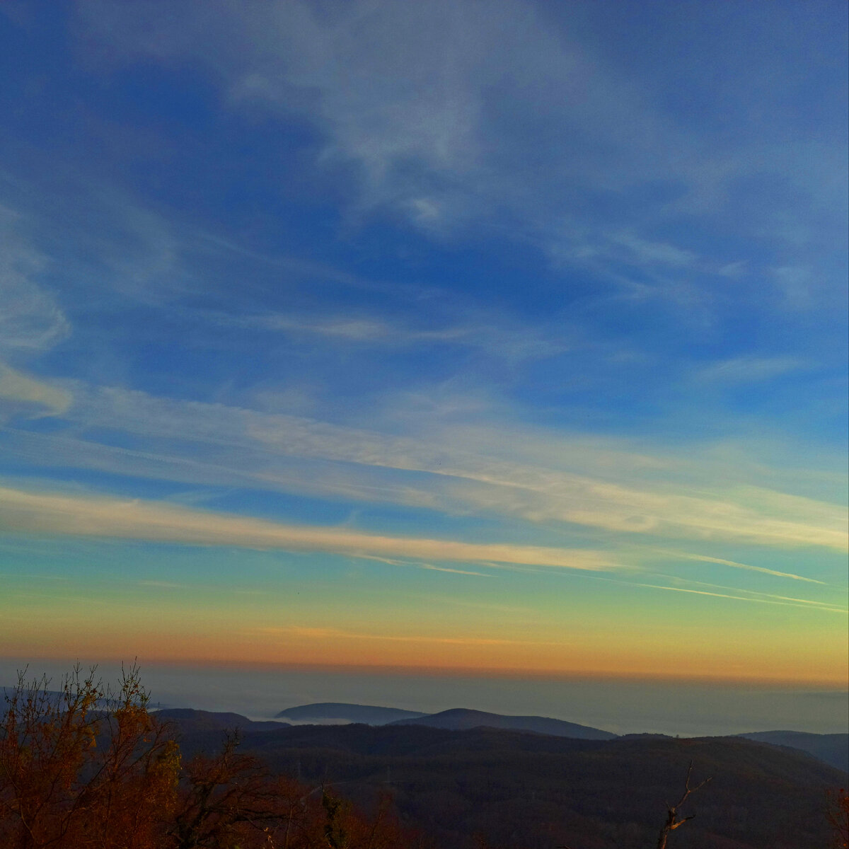 закаты на горе Гебеус