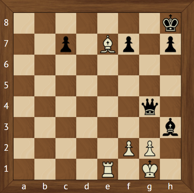 Белые начинают. Мат в 2 хода. 