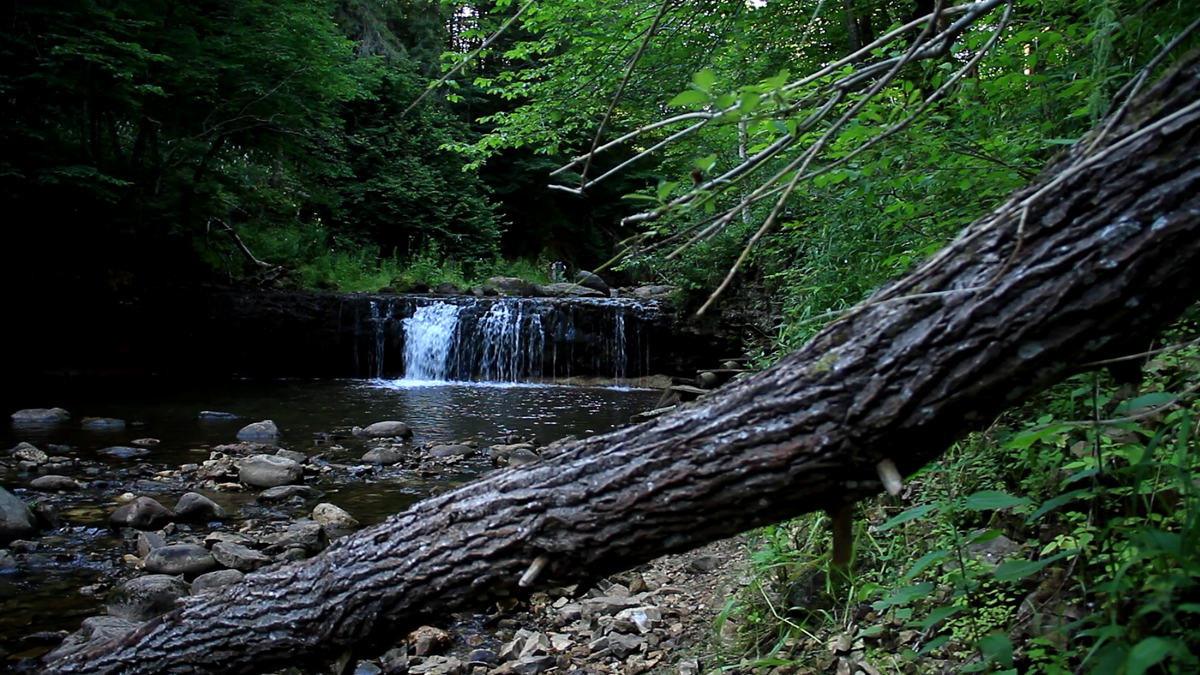 водопад на реке Прикша