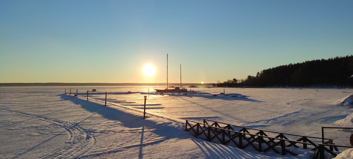 Утро на берегу Финского залива