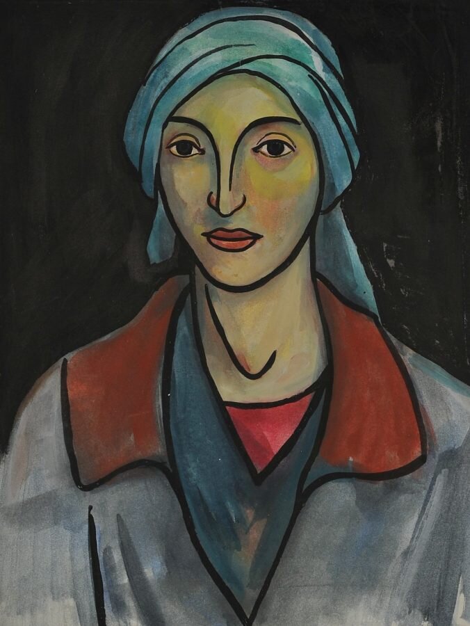 Иван Петровский «Портрет Т.Ю. Хмельницкой», 1930-е © МИСП