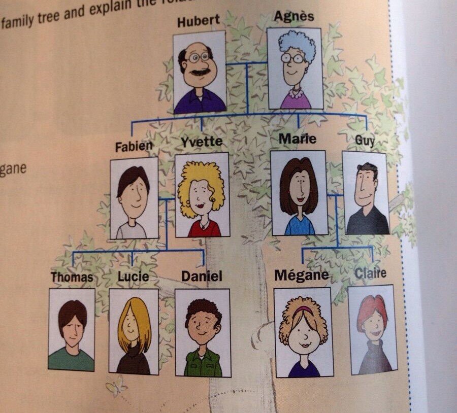 Найдите ошибку в генеалогическом древе