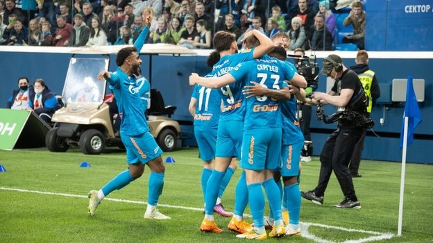 Футболисты "Зенита". Фото - Вячеслав Евдокимов, ФК "Зенит".