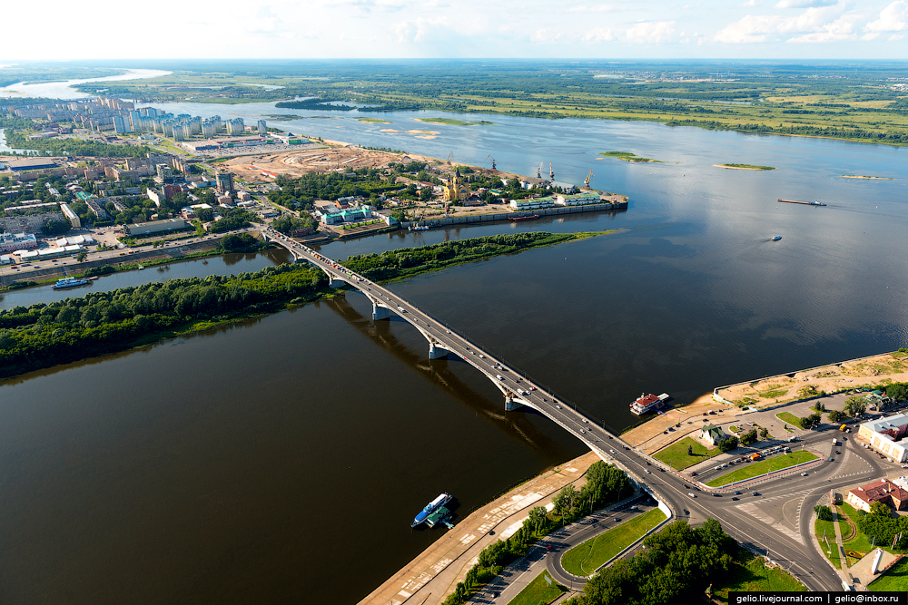 Ока и Волга в Нижнем. фото Слава Степанов