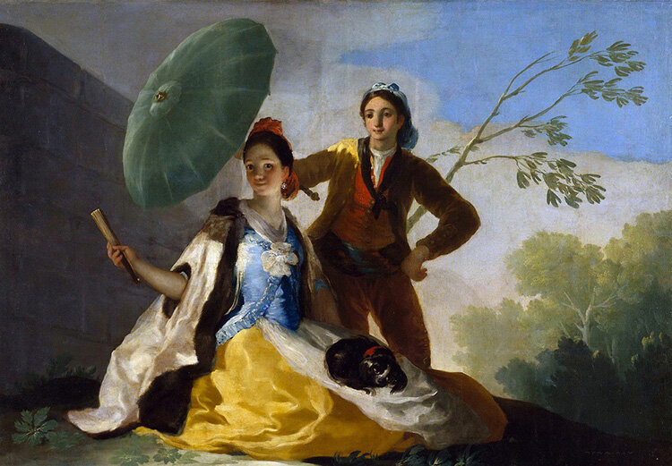 "Зонтик", 1777 г. Прадо, Мадрид