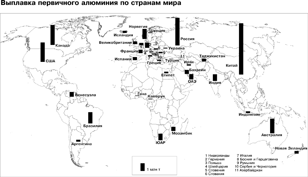 Производство никеля свинца и цинка на урале карта