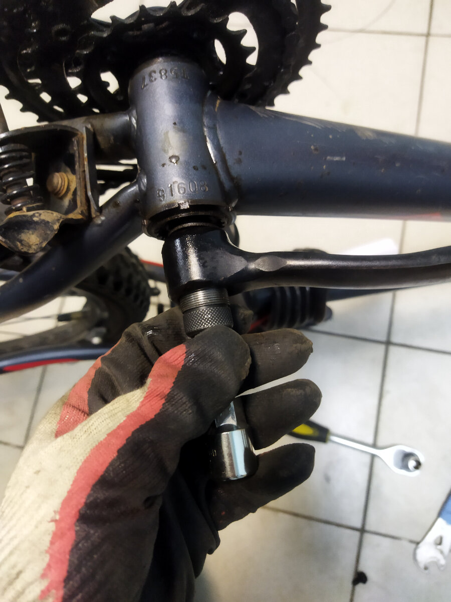 Картридж каретка под квадрат "MTB" для велосипеда 118мм KENLI / Запчасти велосип