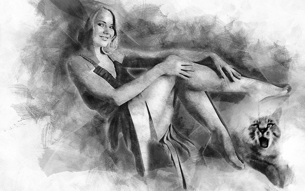 Из моих иллюстраций к роману Михаила Булгакова "Мастер и Маргарита".