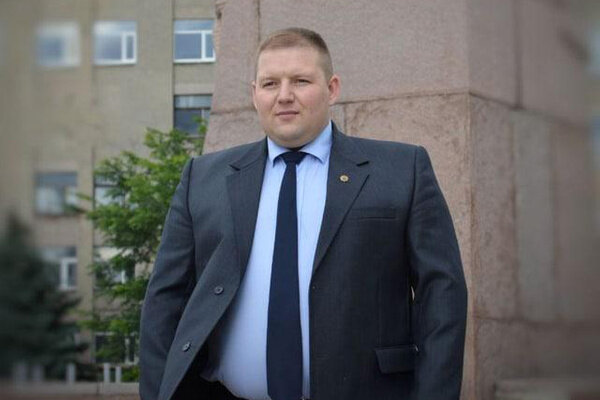 Заместитель главы Администрации Калининского района города Горловки Юрий Иванович Лысенко. Обложка © Telegram / "Приходько РИК"