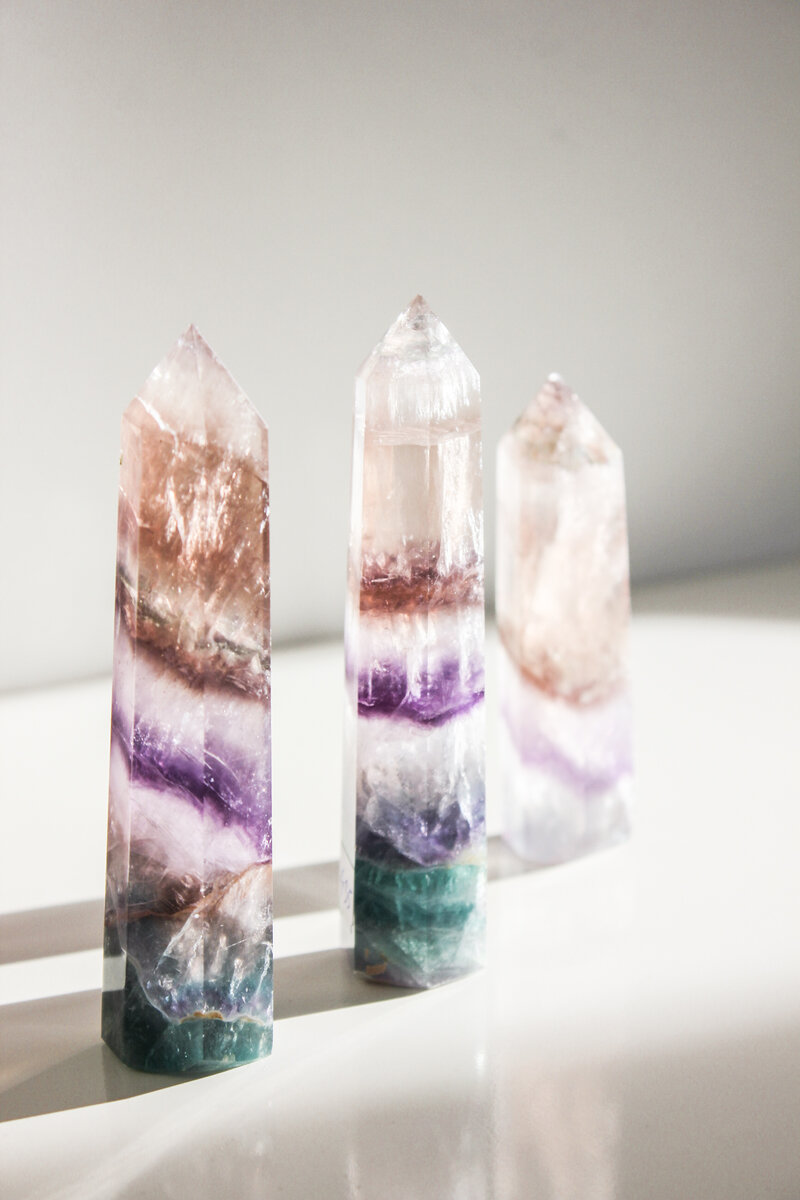 кристаллы из флюорита