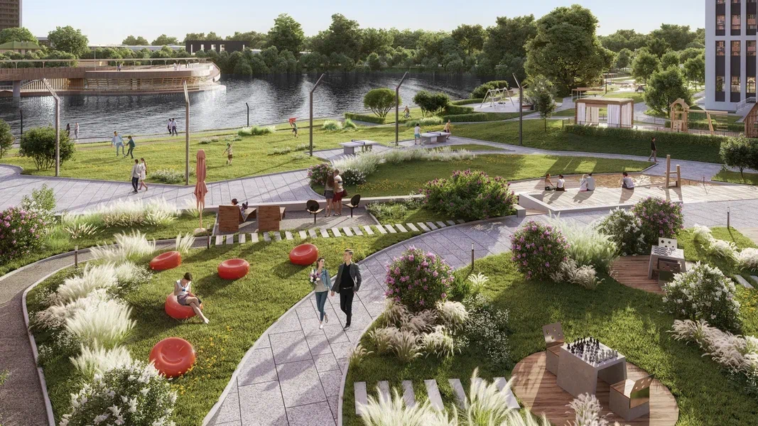 Двор в жилым районе «Прокшино» 