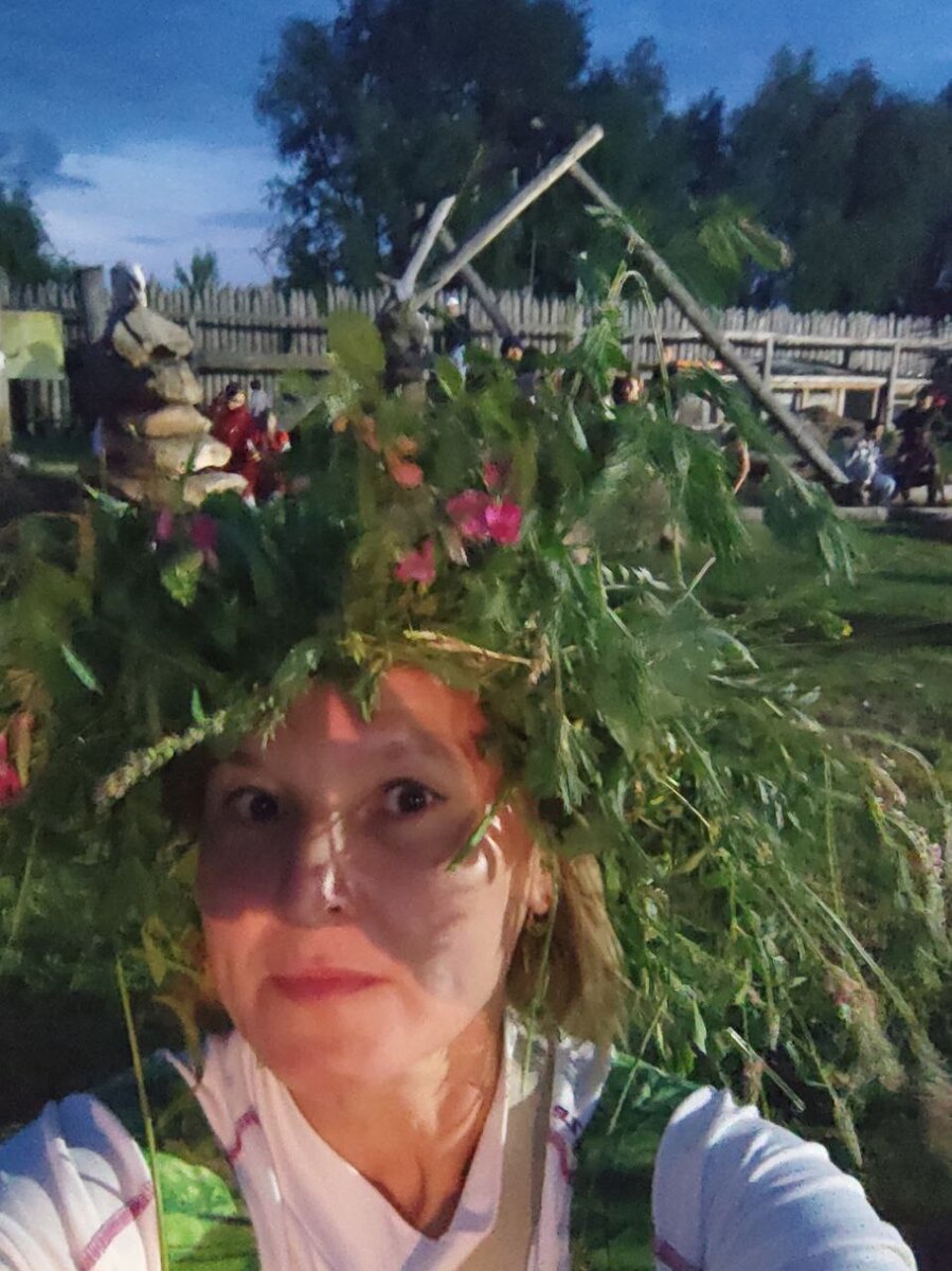На празднике Ивана Купало в с. Красный Яр Самарской обл.