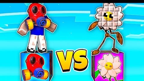 😱 МЕГА БИТВА ! Лаки Блок МАСКА Poppy Playtime 3 vs Лаки Блок Цветок ДЕЙЗИ в Майнкрафт ! НУБ и ПРО