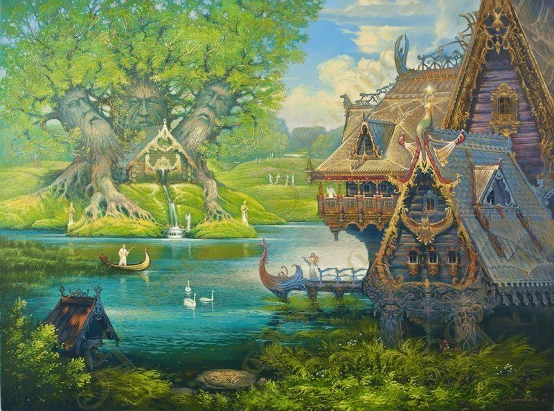 Сказочная Русь очень красива и притягательна. 