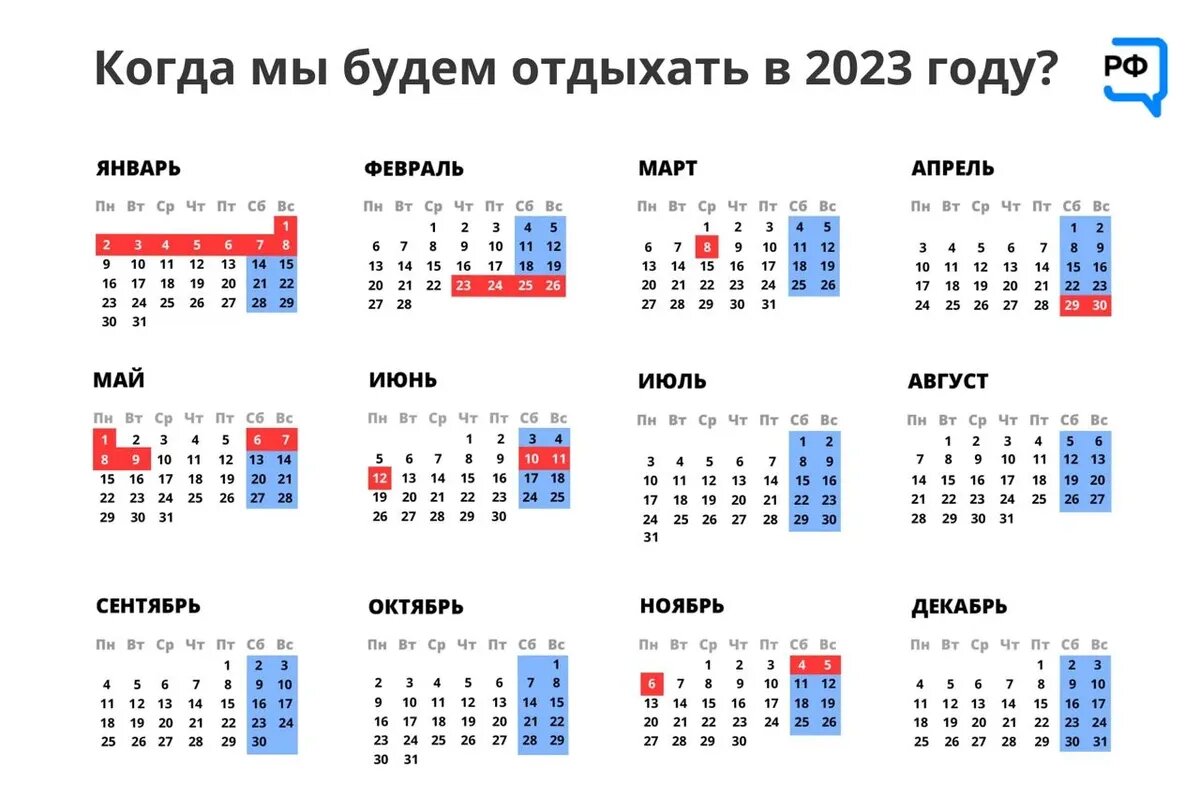 Календарь на 2023. Фото: t.me/obyasnayemrf