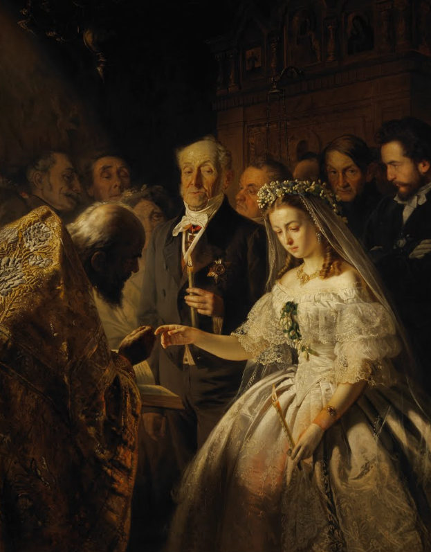 "Неравный брак" В.В. Пукирев, 1862 г.