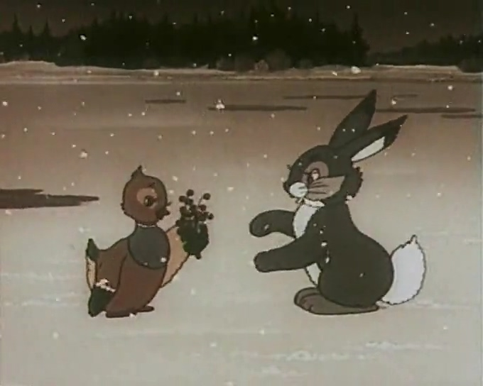 Кадр из мультфильма «Серая шейка»; kinopoisk.ru