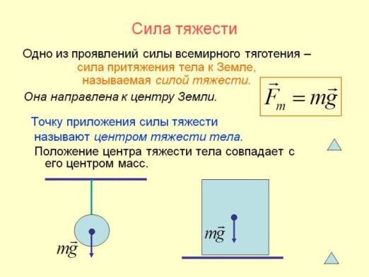 Как рассчитать силу притяжения между двумя телами