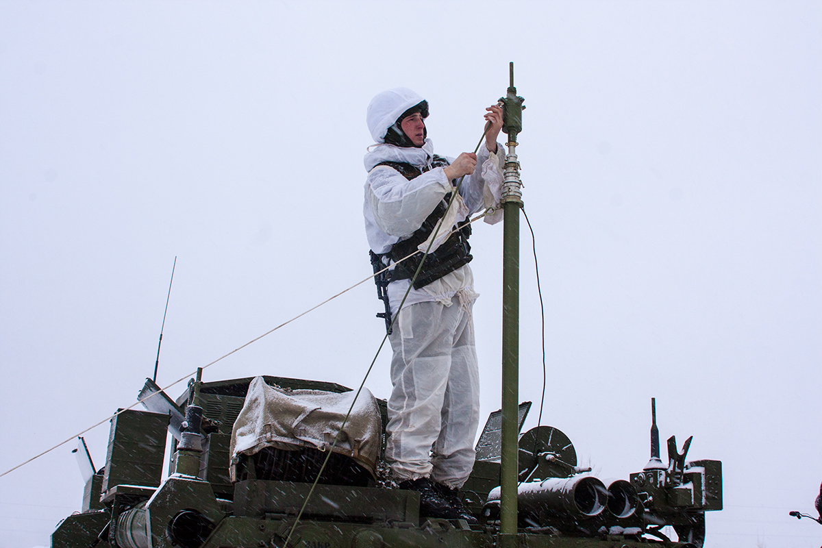 Фото военная связь