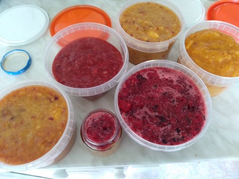 Готовые протёртые фрукты