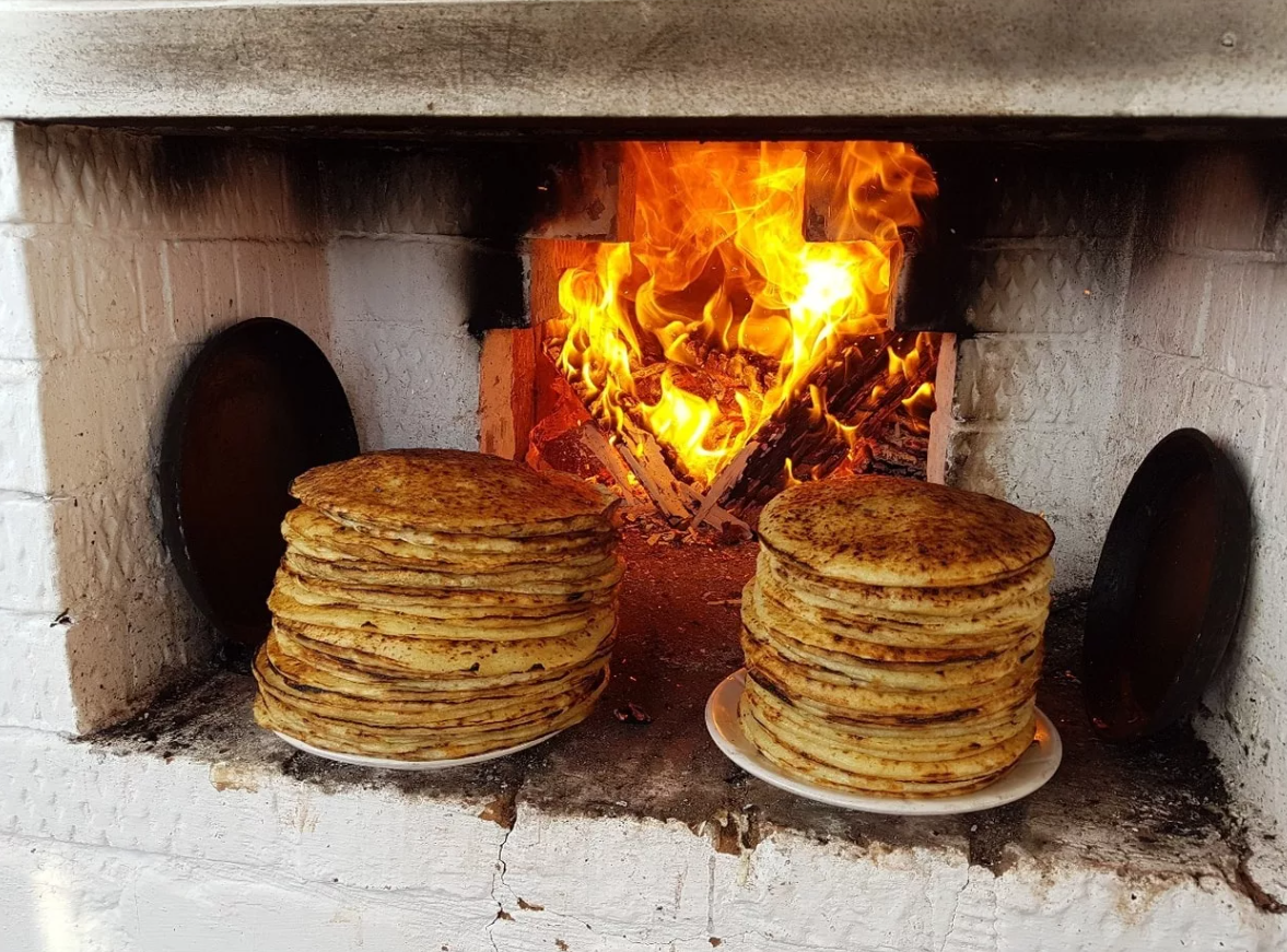 Как испечь пироги в русской печке