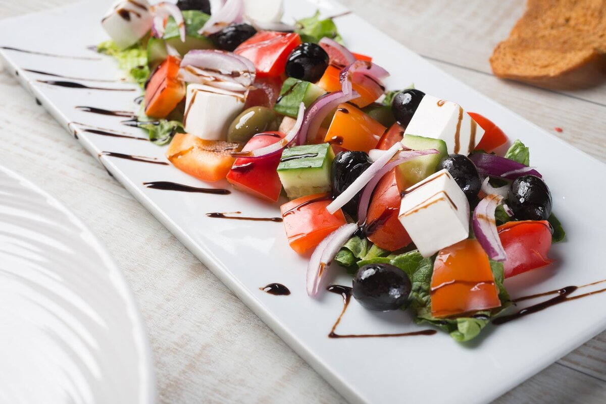 Греческий салат- мой фаворит.