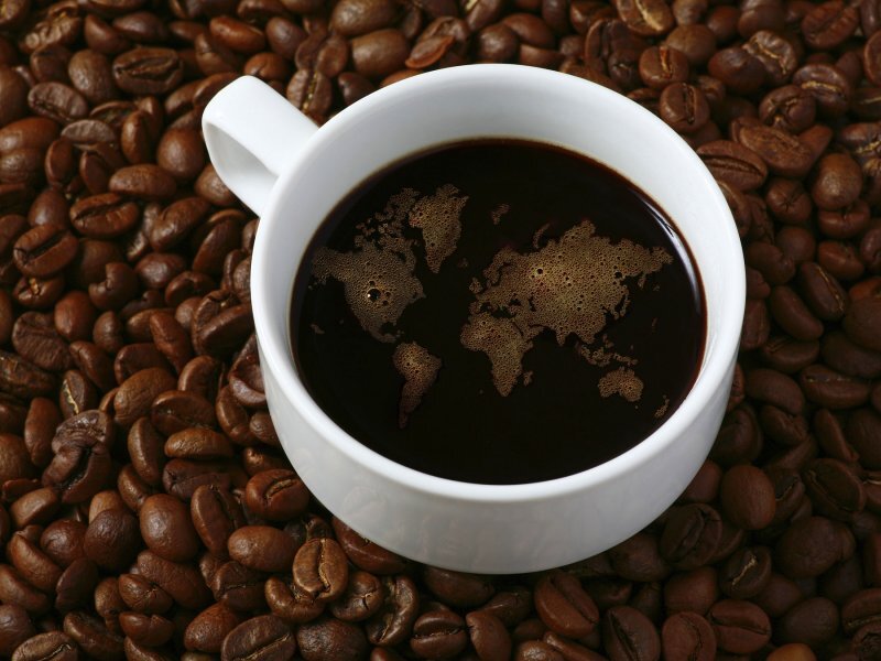 Черный кофе фото в чашке