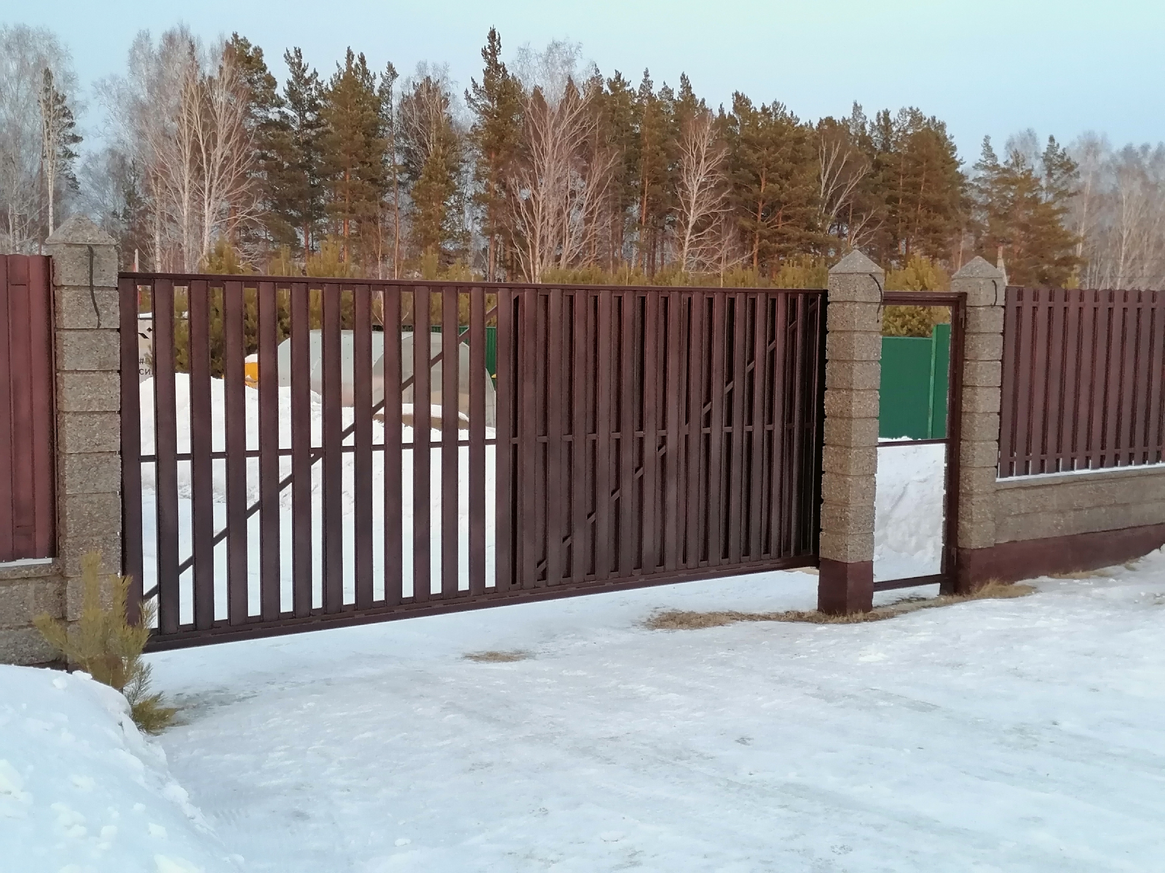 Монтаж откатных ворот. Что делал сам, а что заказал у профессионалов (много фотографий)15