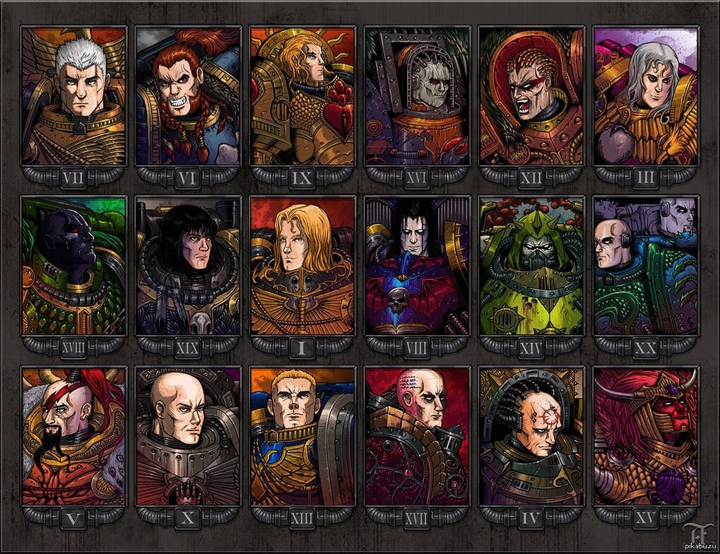 все действовавшие примархи