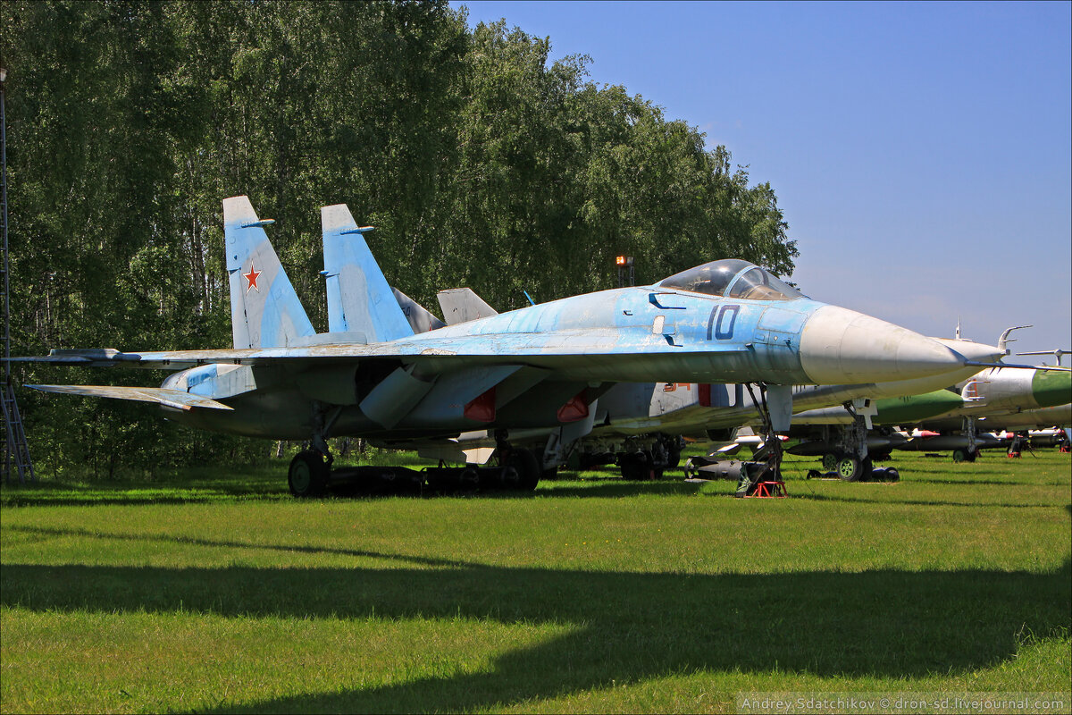Первый прототип Су-27 под обозначением Т-10-1 в центральном музее ВВС в Монино. 2018 год.