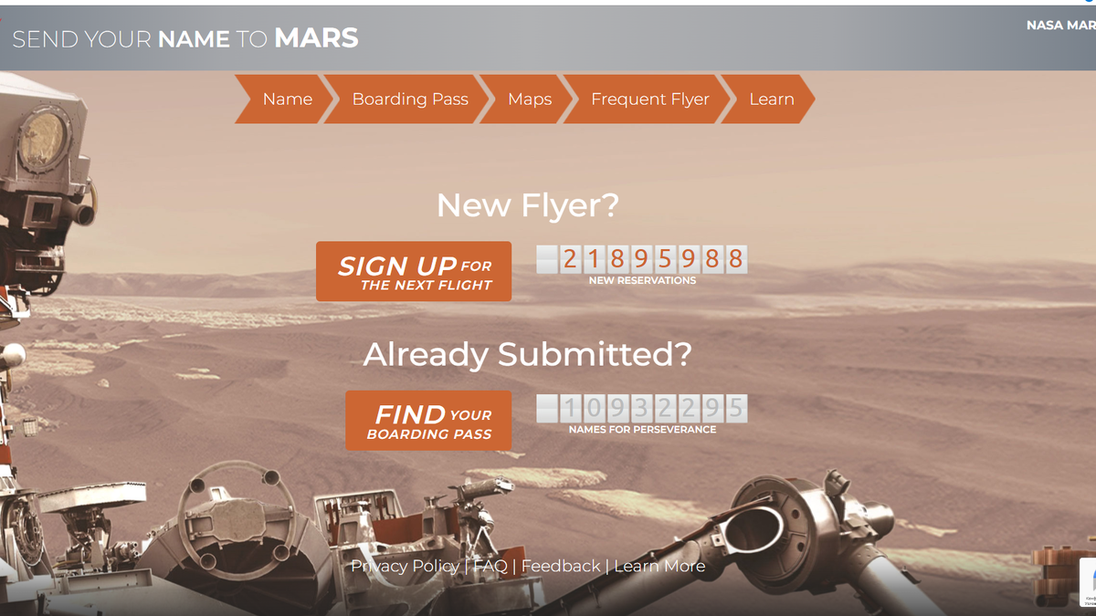 Nasa отправляет имена. Nasa имена на марс. send your name to mars. марс 2026.