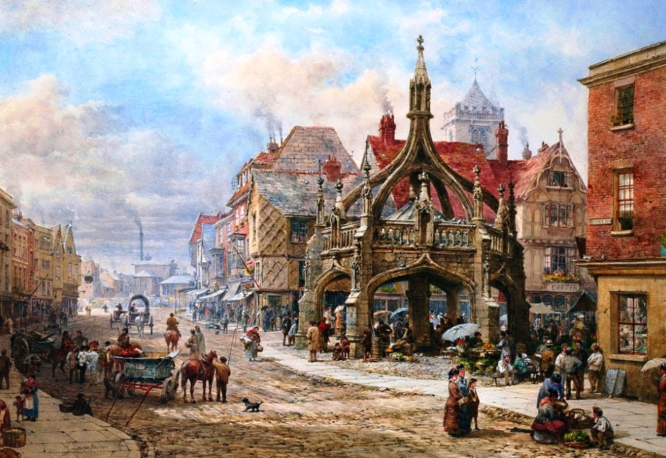 Картина «Старая Англия». Луиза Ингрем Рэйнер (1832-1924)