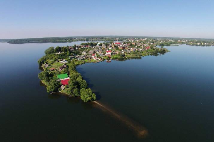 Панорама города Себеж. Фото: Владимир Бумаков, участник фотоконкурса РГО "Самая красивая страна"
