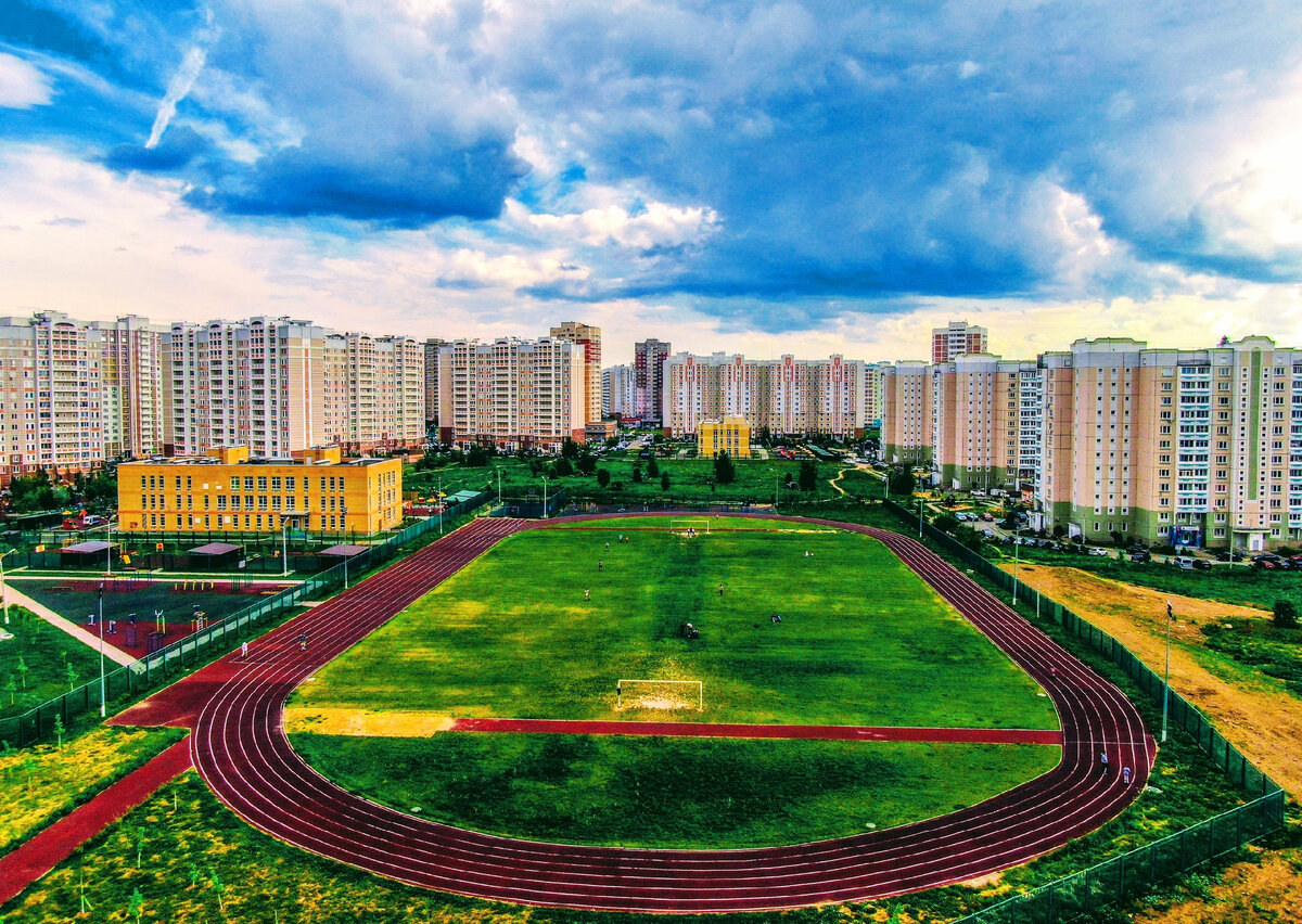 Стадион на территории 34 школы в г.Подольск