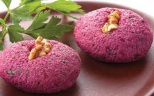 Пхали из свёклы. Один из вариантов оформления.