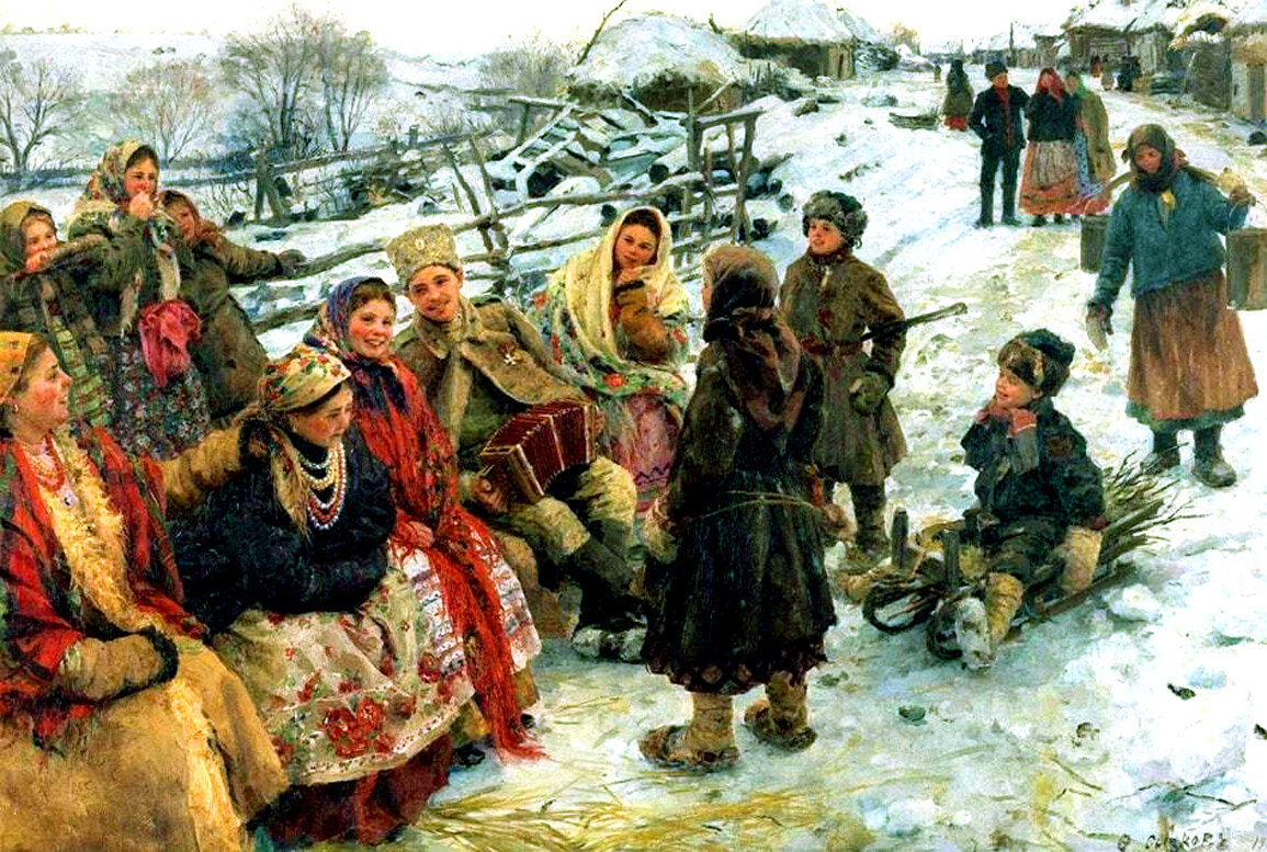 Описание картины сычкова после катания