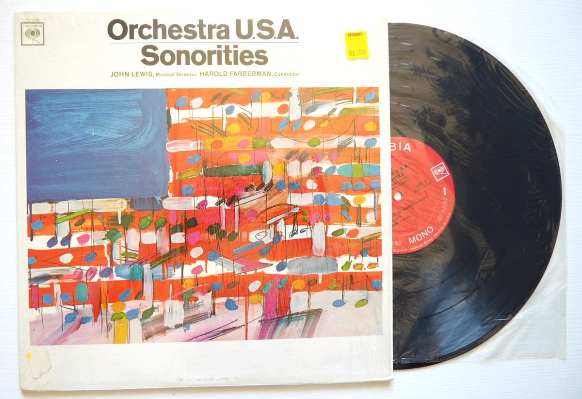 Альбом проекта 'Orchestra U.S.A.' 'Sonorities', выпущенный на лейбле Columbia в 1962 году