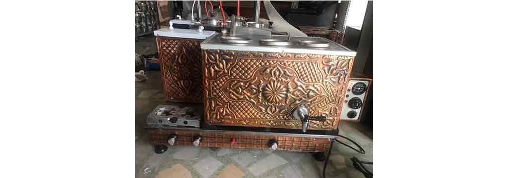 Meşale 3 Demlikli Çay Kazanı