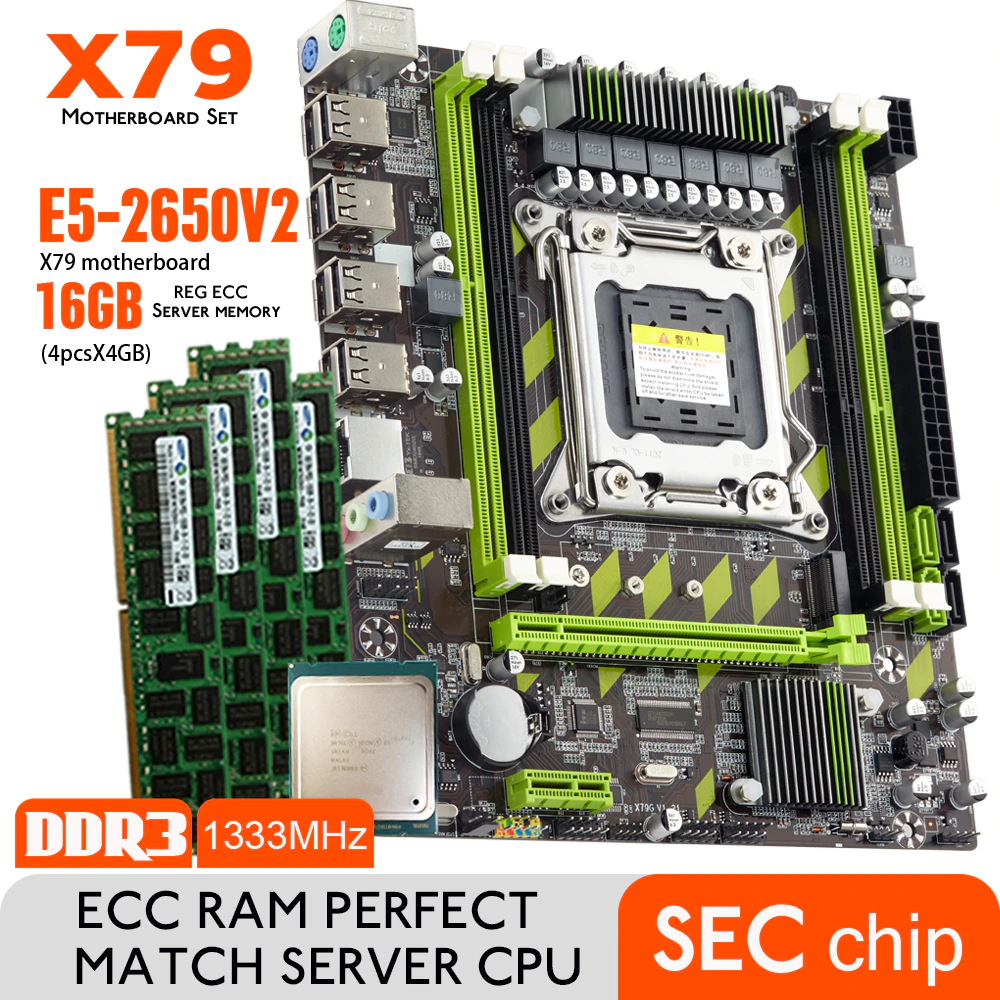 e5-2620v3, x79, ddr3 ram 4x4gb(16gb)