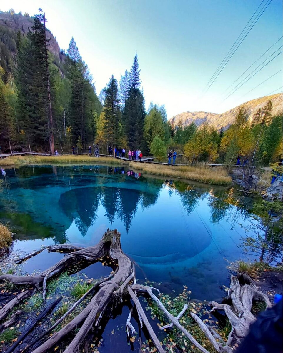 «Глаз Земли, глядящий в Космос» - Таинственное озеро гейзеров в Горном Алтае