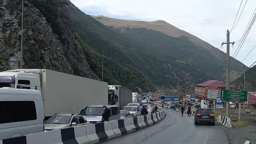 Граница с Грузией в сентябре.