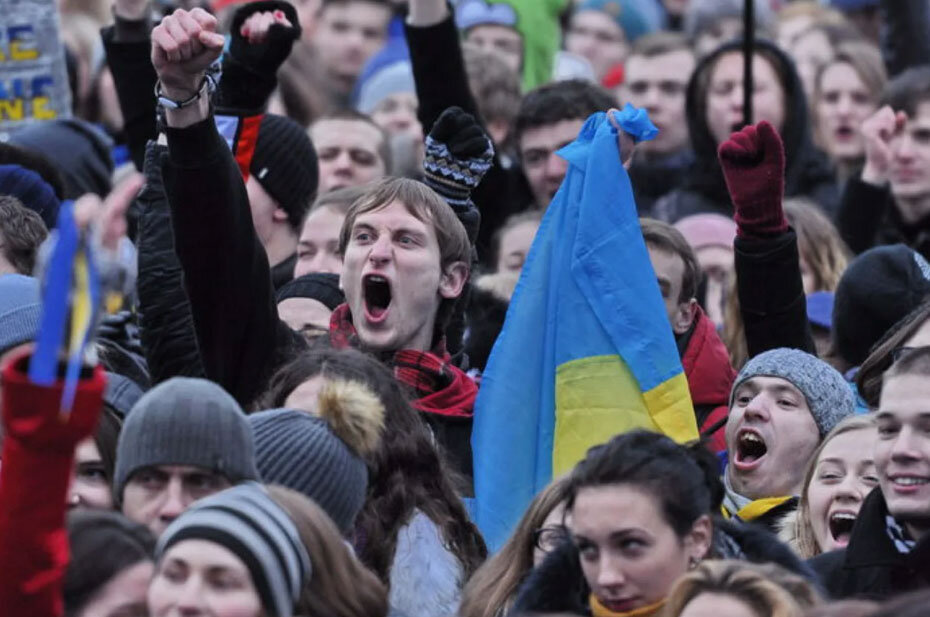  Евромайдан на Украине, 2013. Фото: golos.ua